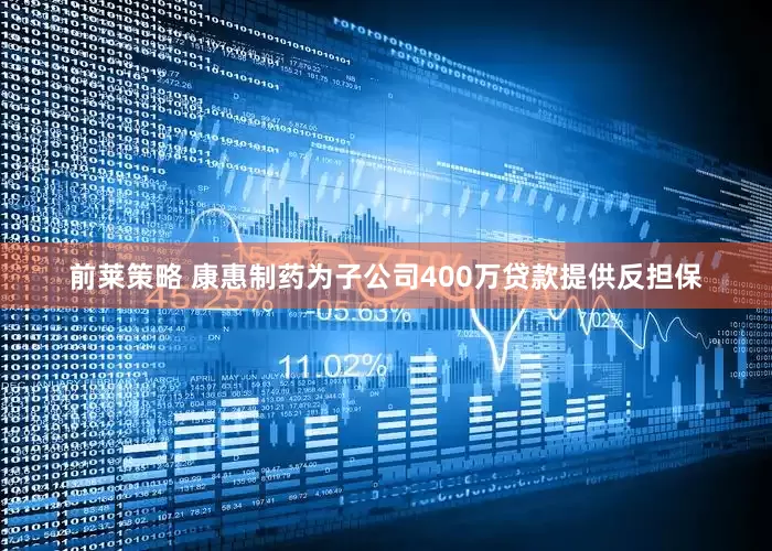 前莱策略 康惠制药为子公司400万贷款提供反担保